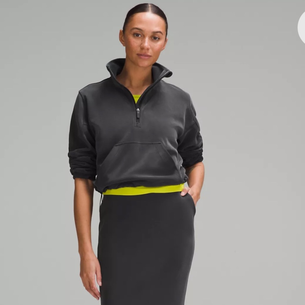 lululemon athletica Charcoal Gray Half-Zip Pullover - Picture 14 of 16